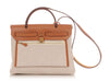 Hermès Toile and Gold Vache Hunter Circuit 24 Herbag Zip 31