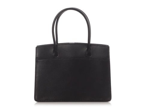 Hermès Black Box Calfskin White Bus TPM