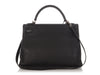 Hermès Black Togo Kelly 32
