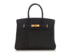 Hermès Black Togo Birkin 30