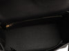 Hermès Black Togo and Lizard Kelly Touch 25
