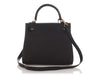Hermès Black Togo and Lizard Kelly Touch 25