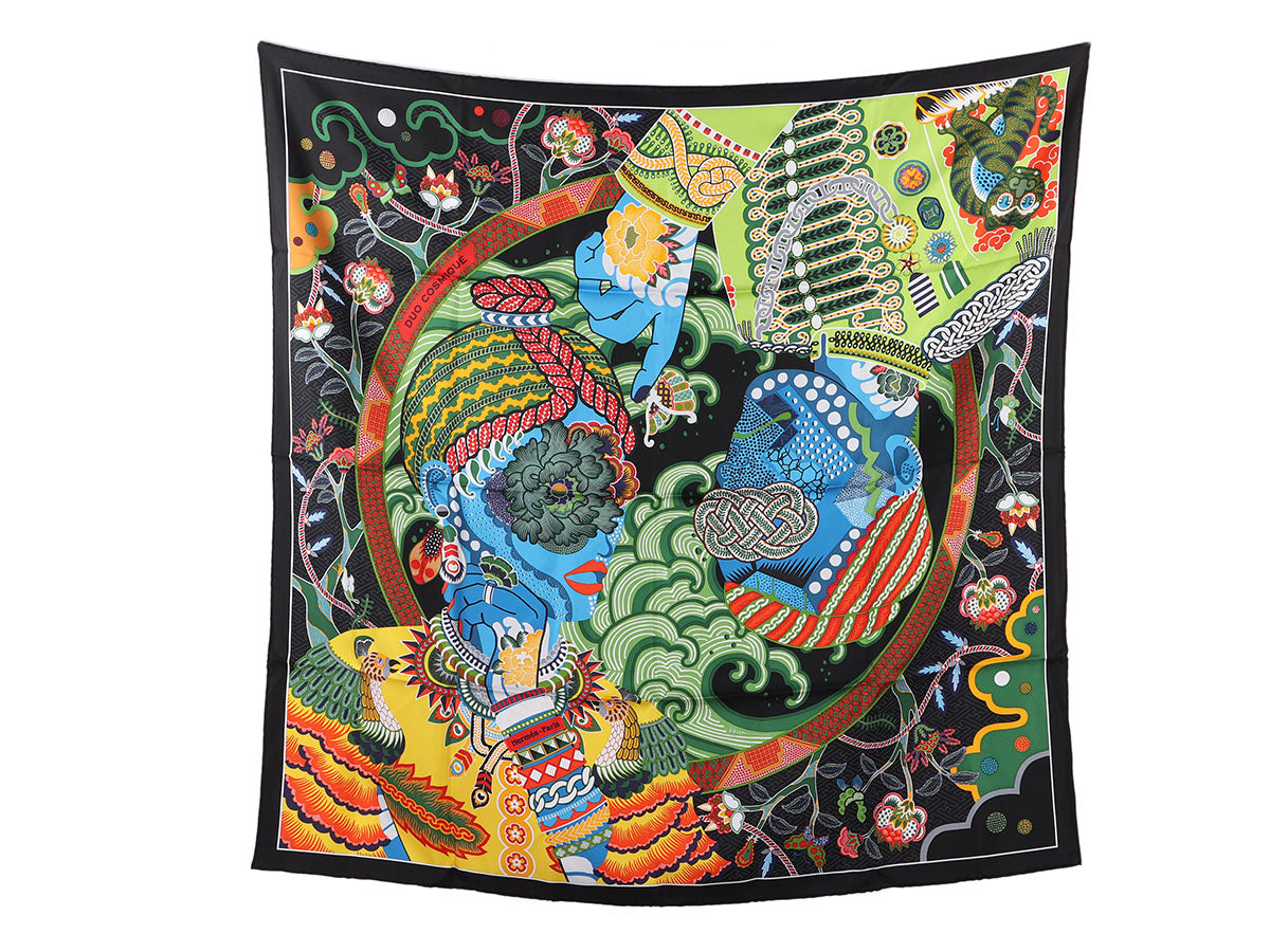 Hermès Duo Cosmique Silk Scarf 90cm