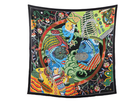 Hermès Duo Cosmique Silk Scarf 90cm