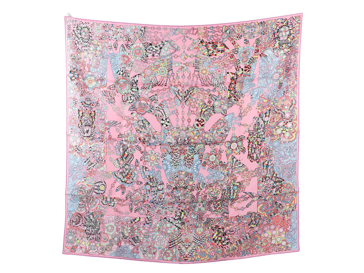 Hermès La Legende de la Foret Silk Scarf 90cm