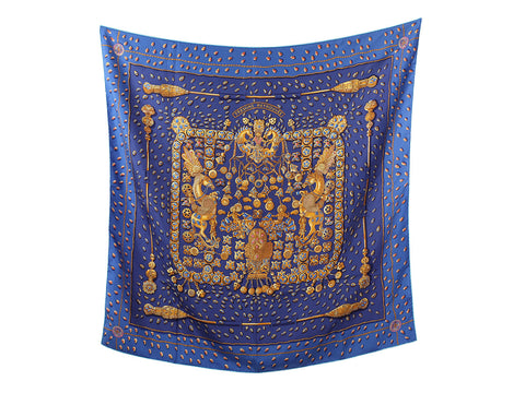 Hermès Trésors Retrouvés Silk Scarf 90cm