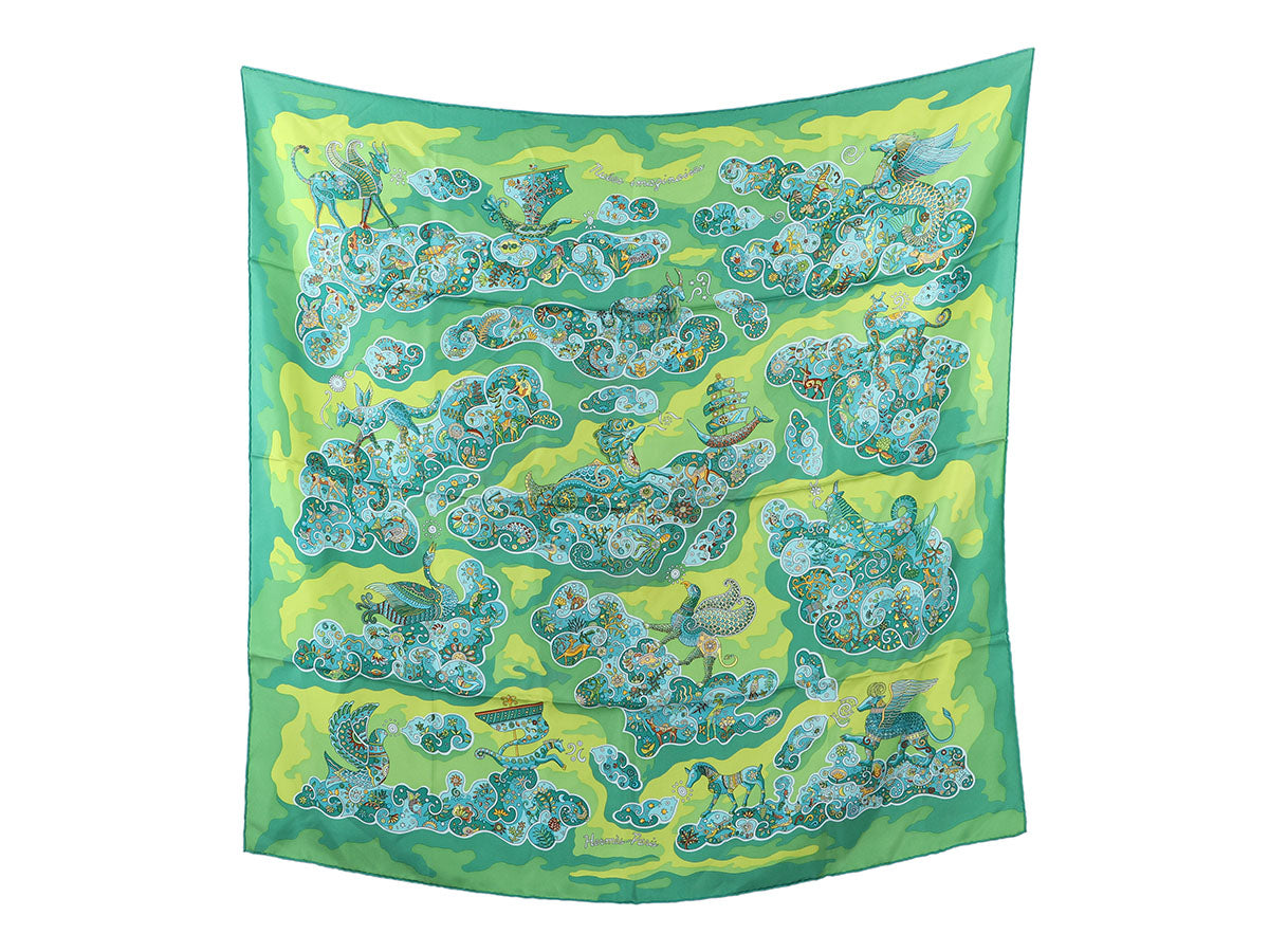 Hermès Nuées Imaginaires Silk Scarf 90cm