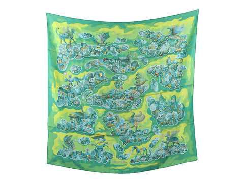 Hermès Nuées Imaginaires Silk Scarf 90cm