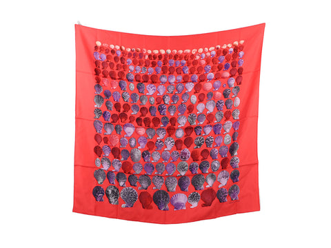 Hermès Les Coquilles Silk Scarf 90cm