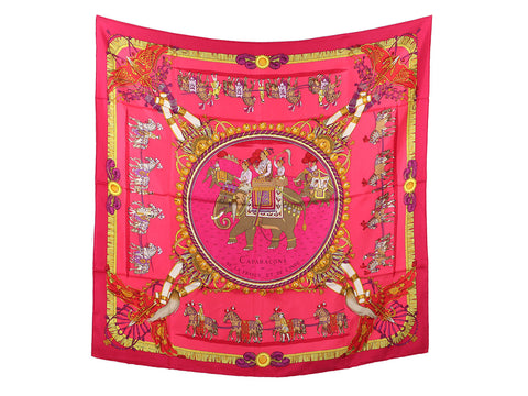 Hermès Caparaçons de la France et de l'Inde Silk Scarf 90cm