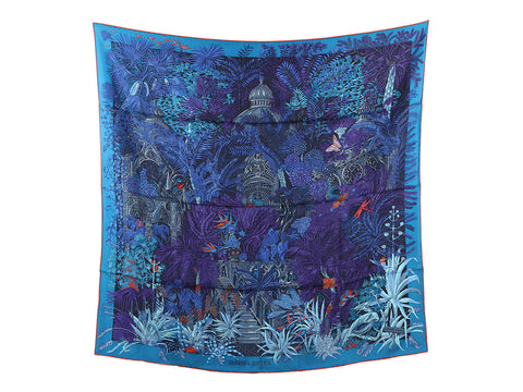 Hermès Jardin a Sintra Silk Scarf 90cm