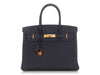 Hermès Bleu Nuit Togo Birkin 30