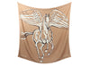 Hermès Libre Comme Pegase Cashmere Silk Shawl 140cm