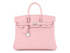 Hermès Rose Sakura Birkin 25