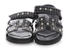 Hermes Black Studded Chypre Sandals