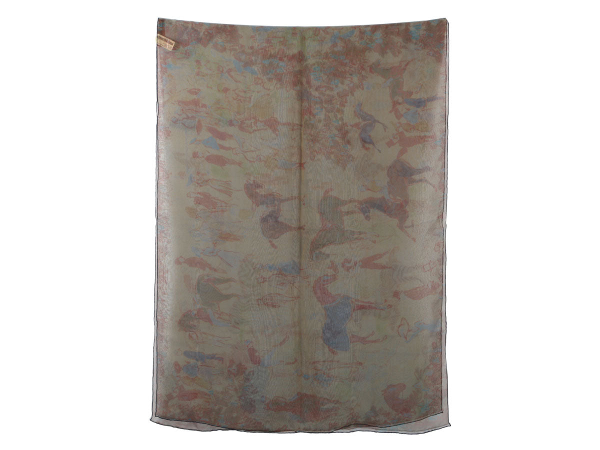 Hermès Polo Mousseline Scarf