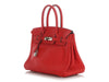 Hermès Rouge Tomate Clémence Birkin 30