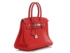 Hermès Rouge Tomate Clémence Birkin 30