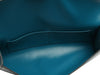 Hermès Petrol Lizard Egée Clutch