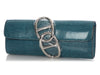 Hermès Petrol Lizard Egée Clutch