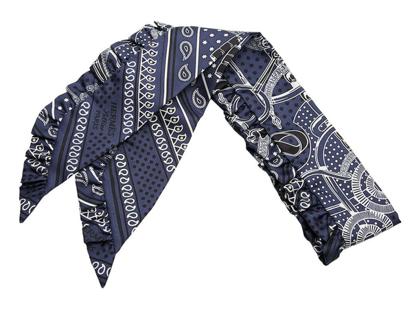 Hermès Eperon d'Or Bandana Silk Twilly