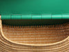 Hermès Vert Vertigo Swift and Osier Wicker Panier de Pêche