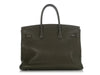 Hermès Vert Olive Clémence Birkin 35
