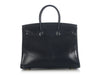Hermès Bleu Marine Box Calfskin Birkin 35
