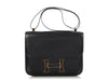 Hermès Vintage Black Box Calfskin Constance 23