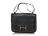 Hermès Vintage Black Box Calfskin Constance 23