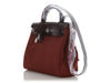 Hermès Rouge H Toile and Rouge Sellier Hunter Herbag Zip 31