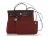 Hermès Rouge H Toile and Rouge Sellier Hunter Herbag Zip 31