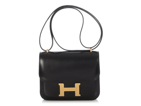 Hermès Black Box Calfskin Constance Mirror 18