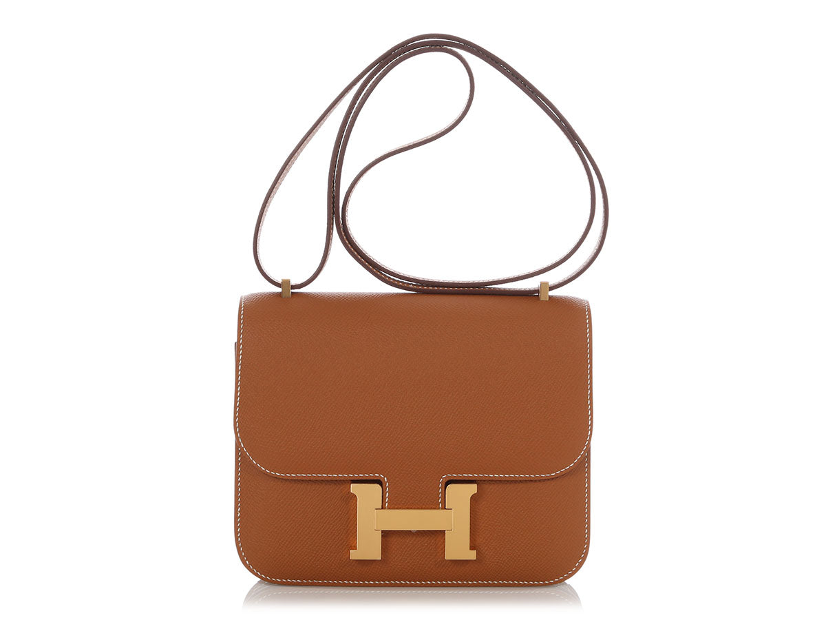 Hermès Gold Epsom Constance 18