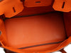 Hermès Orange Clémence Birkin 30