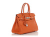 Hermès Orange Clémence Birkin 30