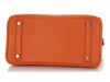 Hermès Orange Clémence Birkin 30