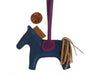 Hermès Bleu Saphir Lambskin Rodeo Grigri Bag Charm PM