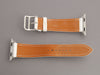 Hermès White Epsom Apple Watch Single Tour Band 42mm