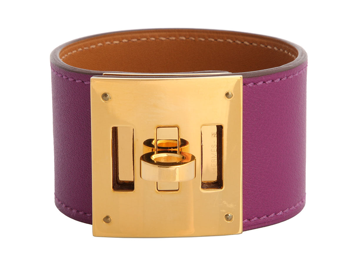 Hermès Anemone Swift Kelly Dog Bracelet