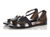 Hermès Black Santorini Sandals