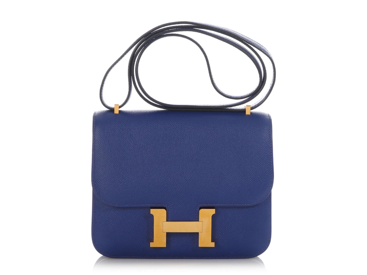Hermès Bleu Electrique Epsom Constance 18
