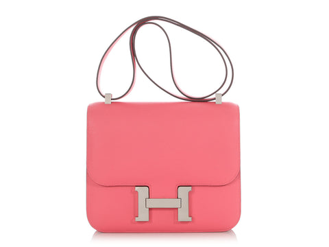 Hermès Rose Azalée Evercolor Constance 24