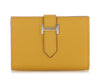 Hermès Jaune Ambre Chèvre Béarn Card Holder