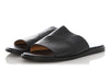 Hermès Black Perforated Leather Slides