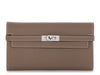Hermès Etoupe Epsom Kelly Longue Wallet
