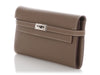 Hermès Etoupe Epsom Kelly Longue Wallet