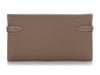 Hermès Etoupe Epsom Kelly Longue Wallet