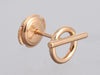 Hermès 18K Rose Gold Echappee Earrings
