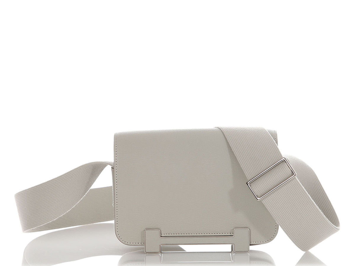 Hermès Gris Perle Chèvre Geta